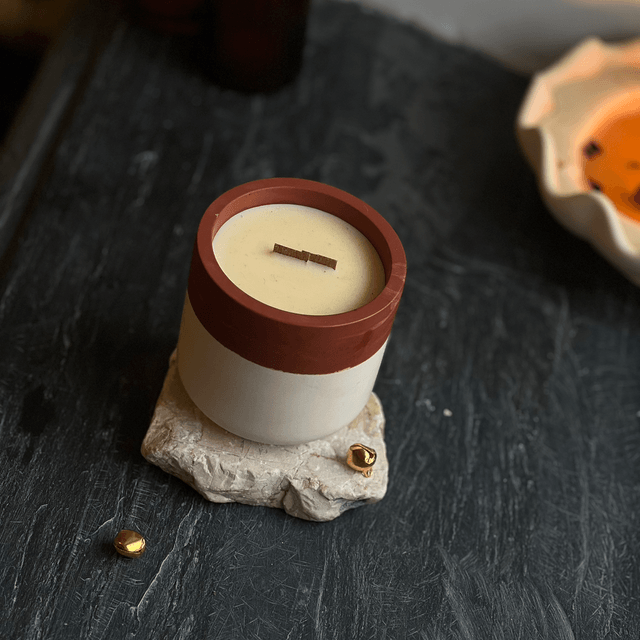 Bougie en pot