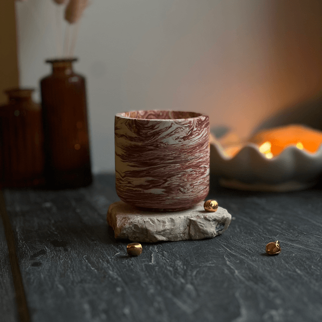 Bougie en pot