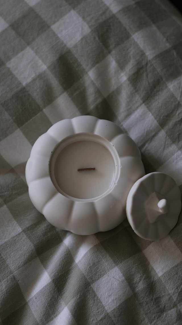 Citrouille - Bougie en pot