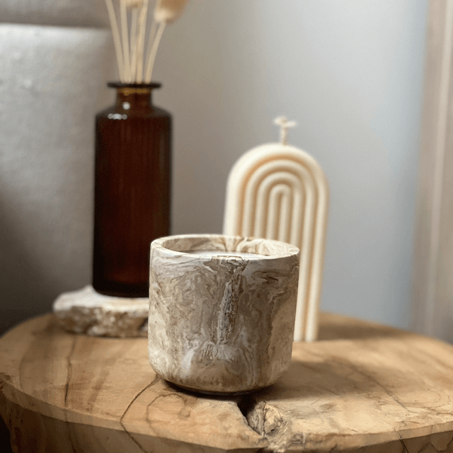 Bougie en pot