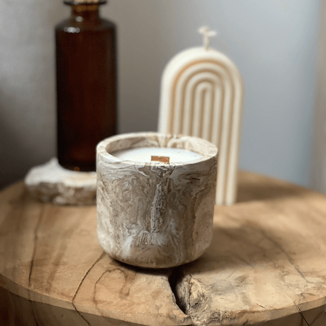 Bougie en pot