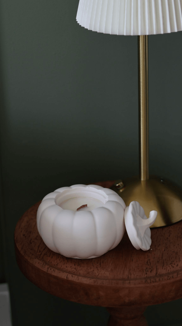 Citrouille - Bougie en pot