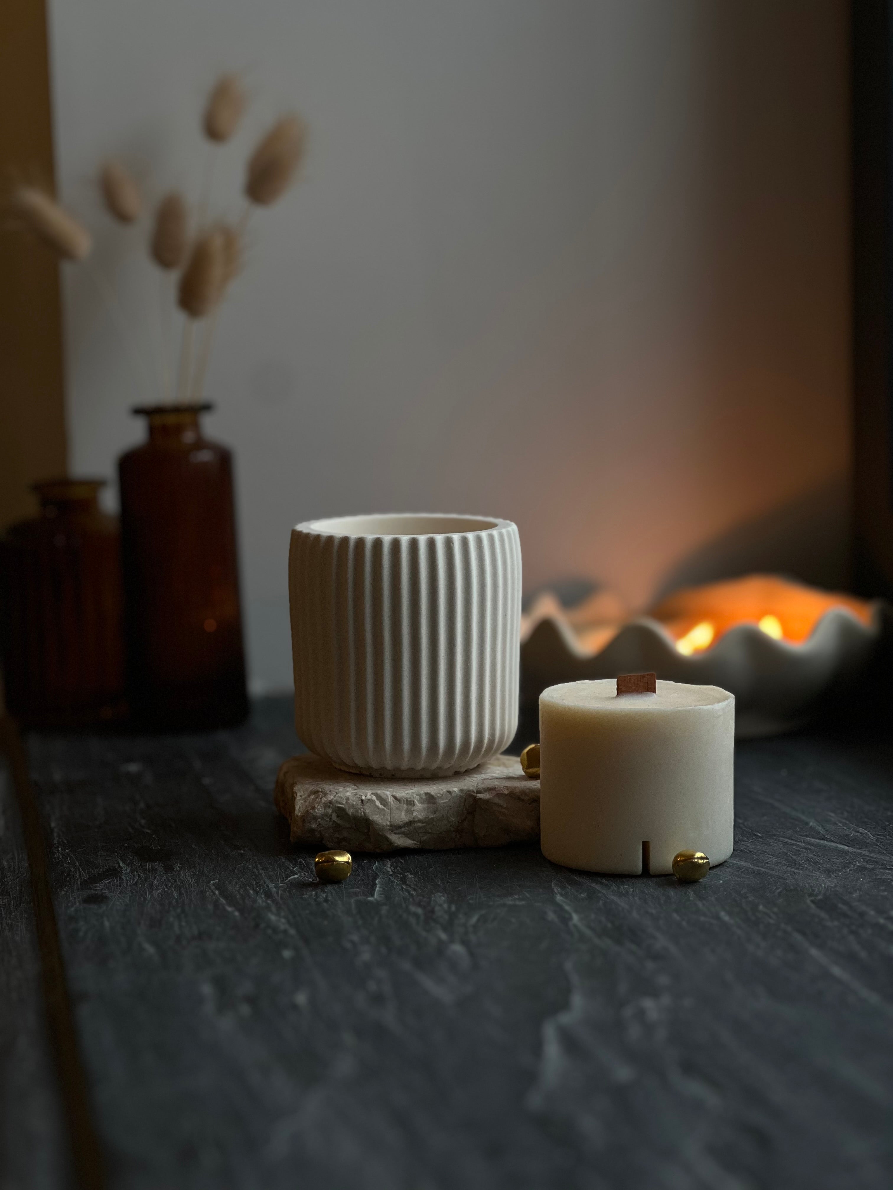 Recharge bougie en pot
